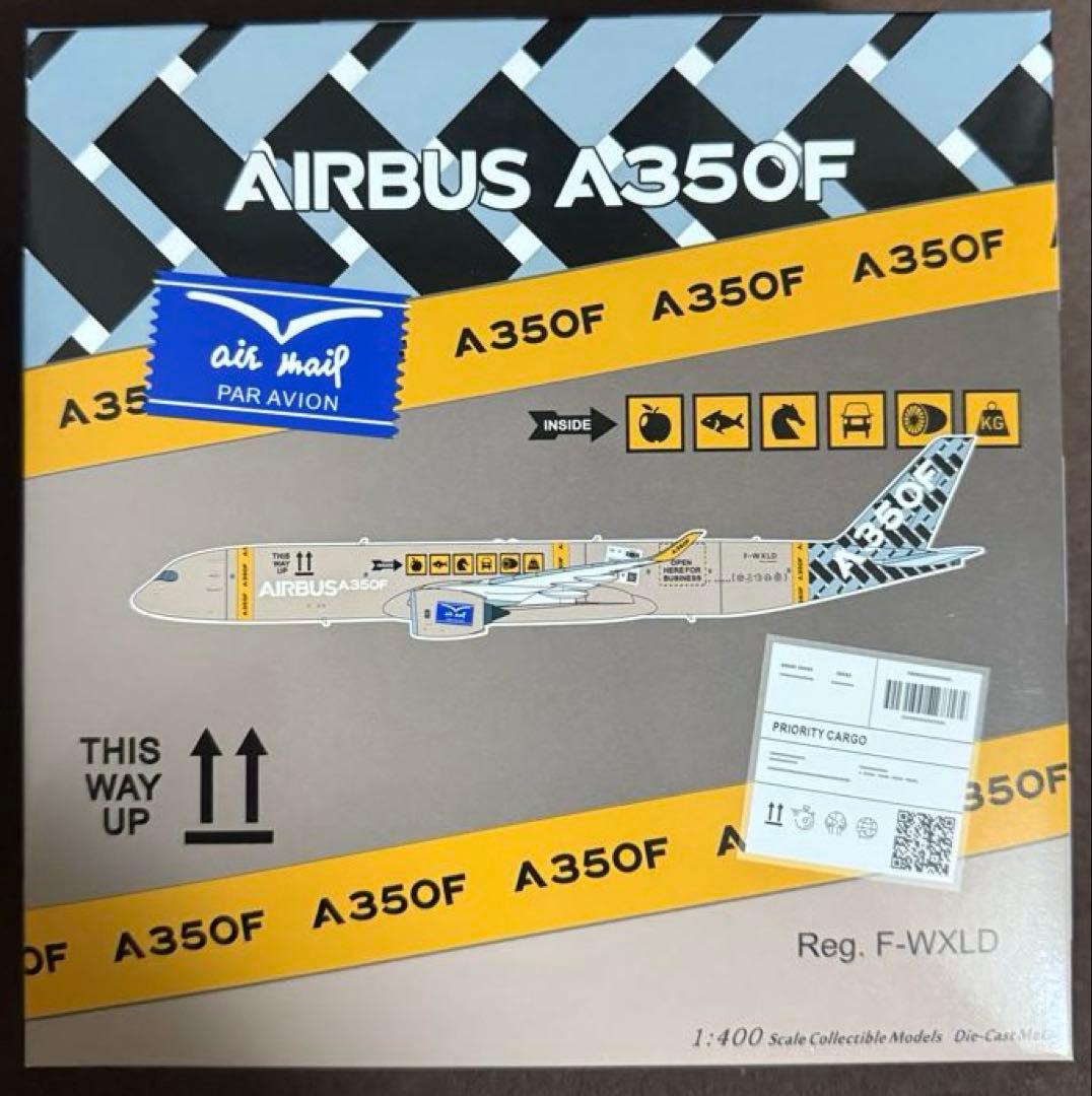 エアバス A350F 1/400 飛行機模型 1/400 A350F エアバス社 F-WXLD | ひこーきちゃん
