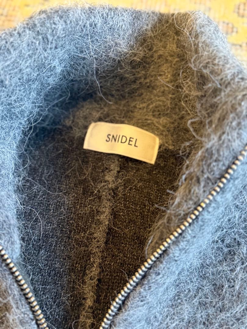 スナイデル 今季アルパカシャギーニットコート 新品