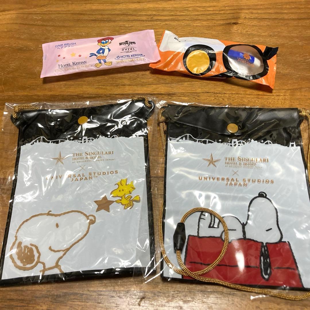 USJ マルチパスケース スヌーピー 未開封 ザ シンギュラリホテル＋