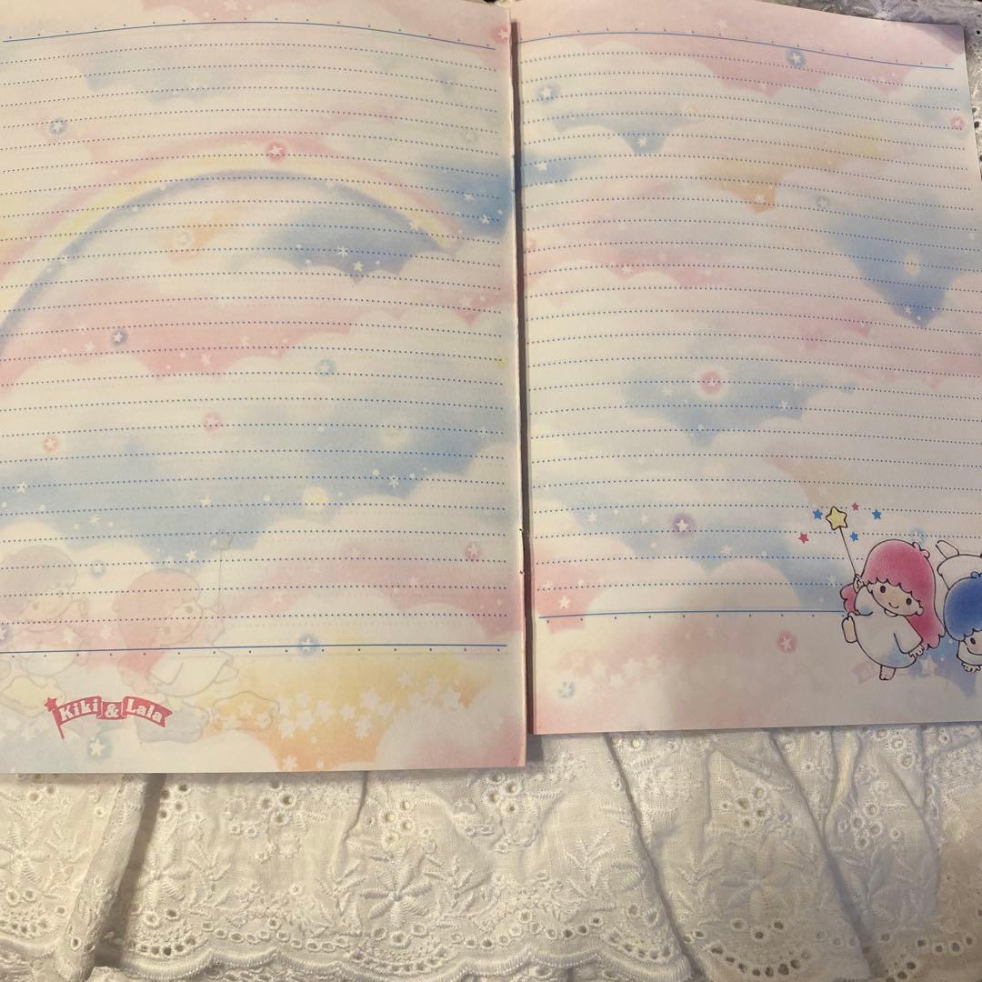 サンリオ 昭和レトロ リトルツインスターズ キキララ ノート - メルカリ