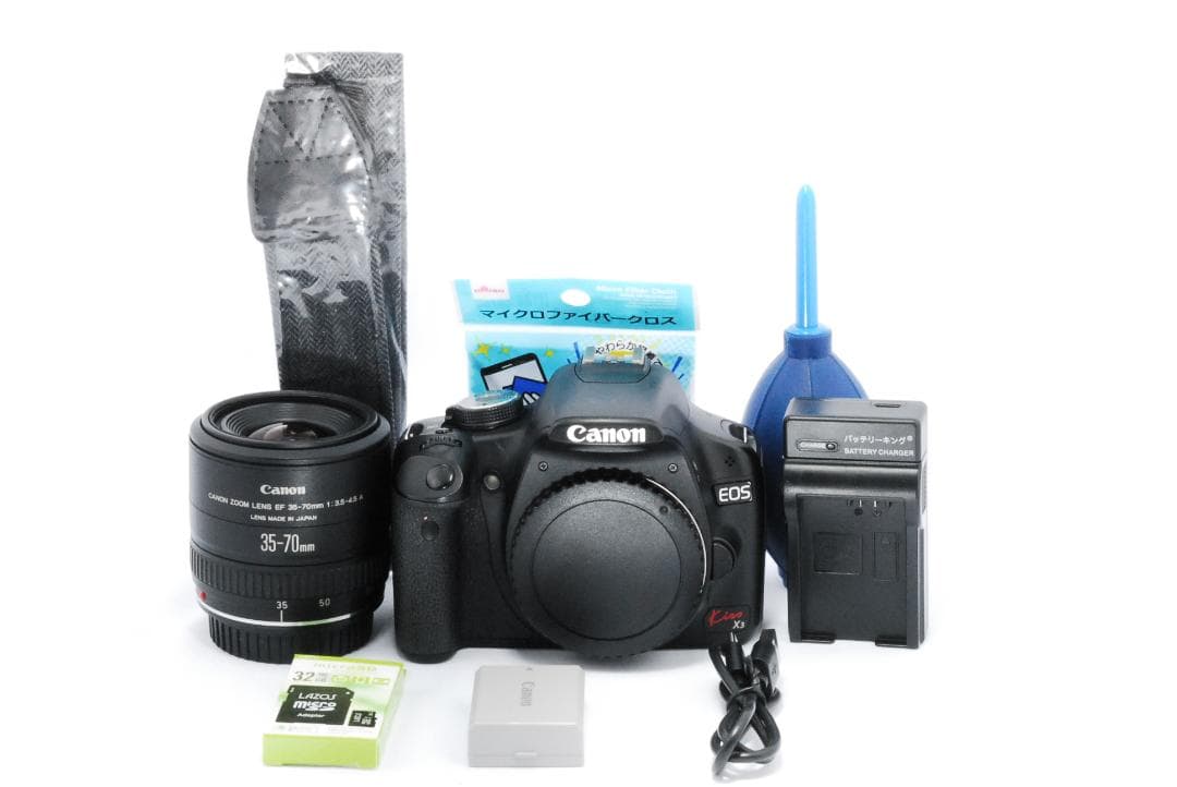 Canon Kiss X3 標準レンズセット お得な付属品 初心者オススメ