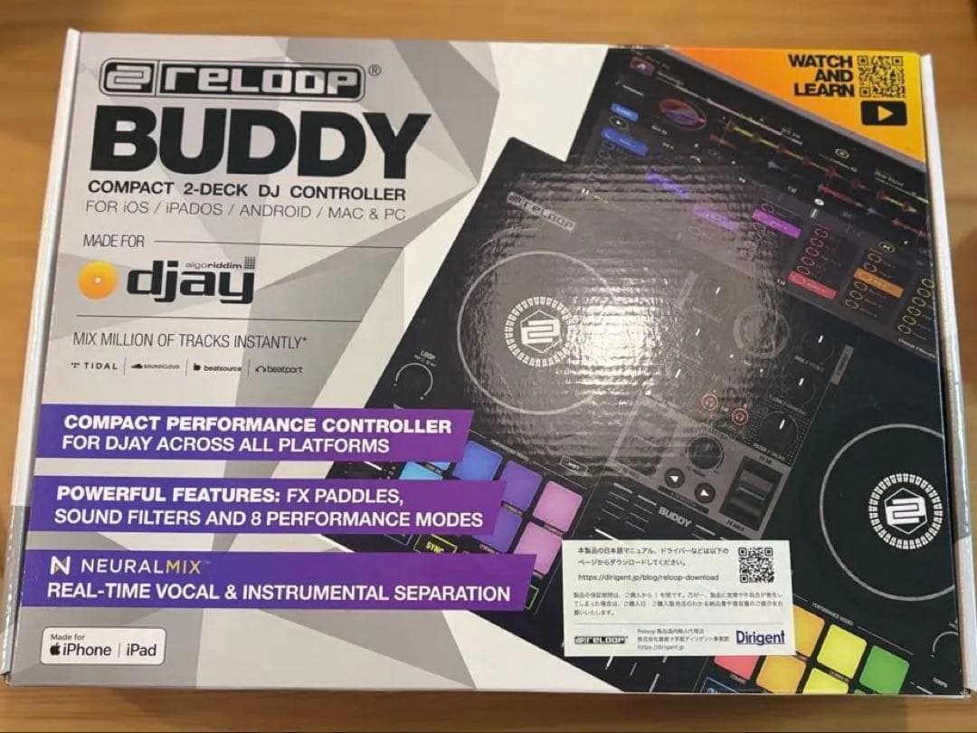 Reloop Buddy DJコントローラー【超美品】 Reloop BUDDY 電源プレゼント中！【動画レビューあり】Apple Music対応