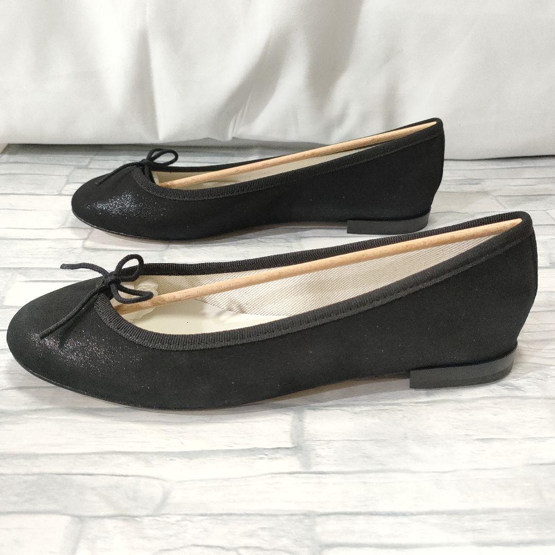 新品未使用✨レペット サンドリオン ラメ 光沢有り 黒 保存袋付き