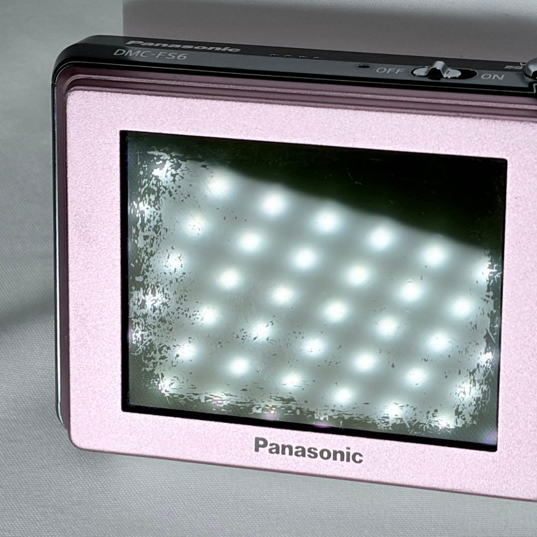 良品】Panasonic LUMIX DMC-FS6 ピンク 純正ケースつき