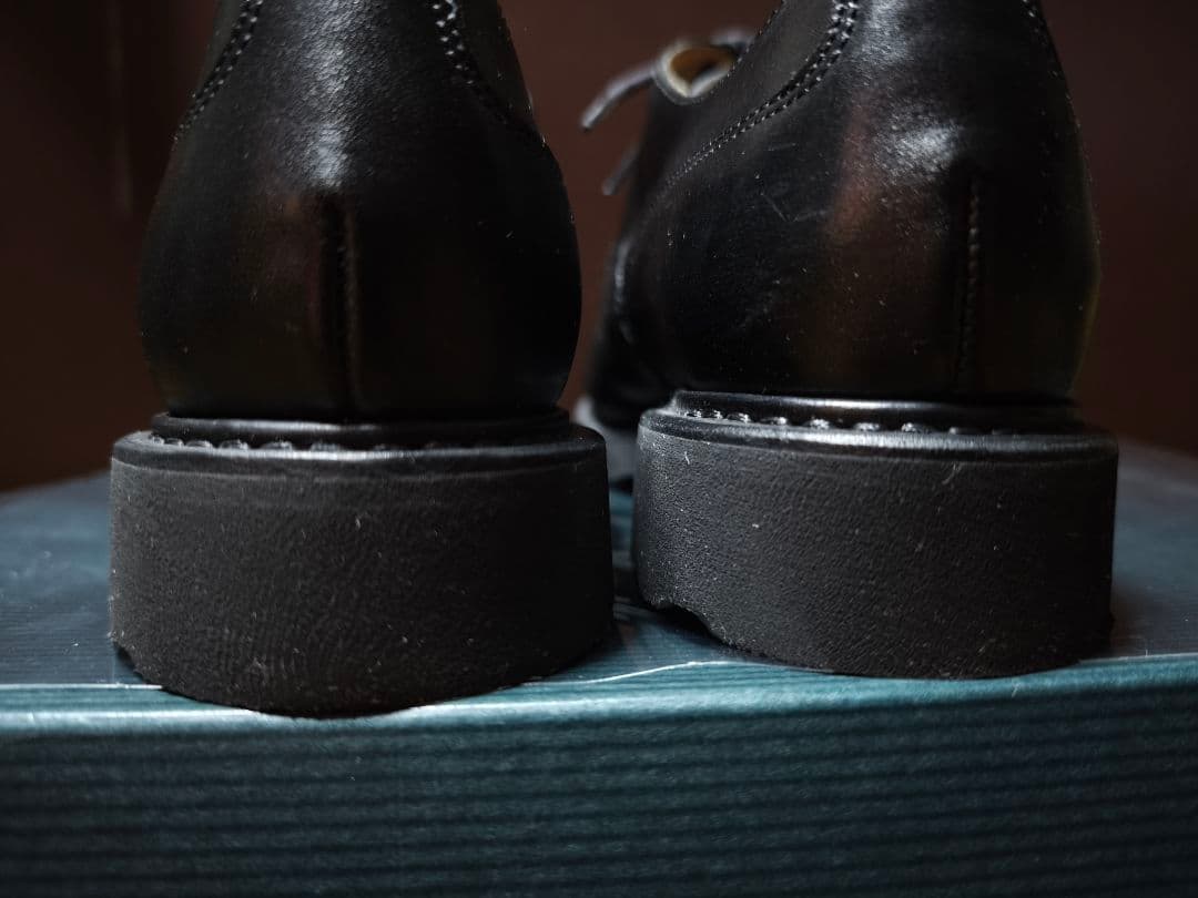 PARABOOT シャンボード UK4ハーフ ブラック 純正シューツリー・箱付き