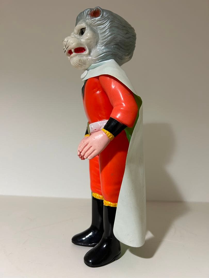 約25cm 無版権 怪傑ライオン丸 当時物 パチ ソフビ - メルカリ