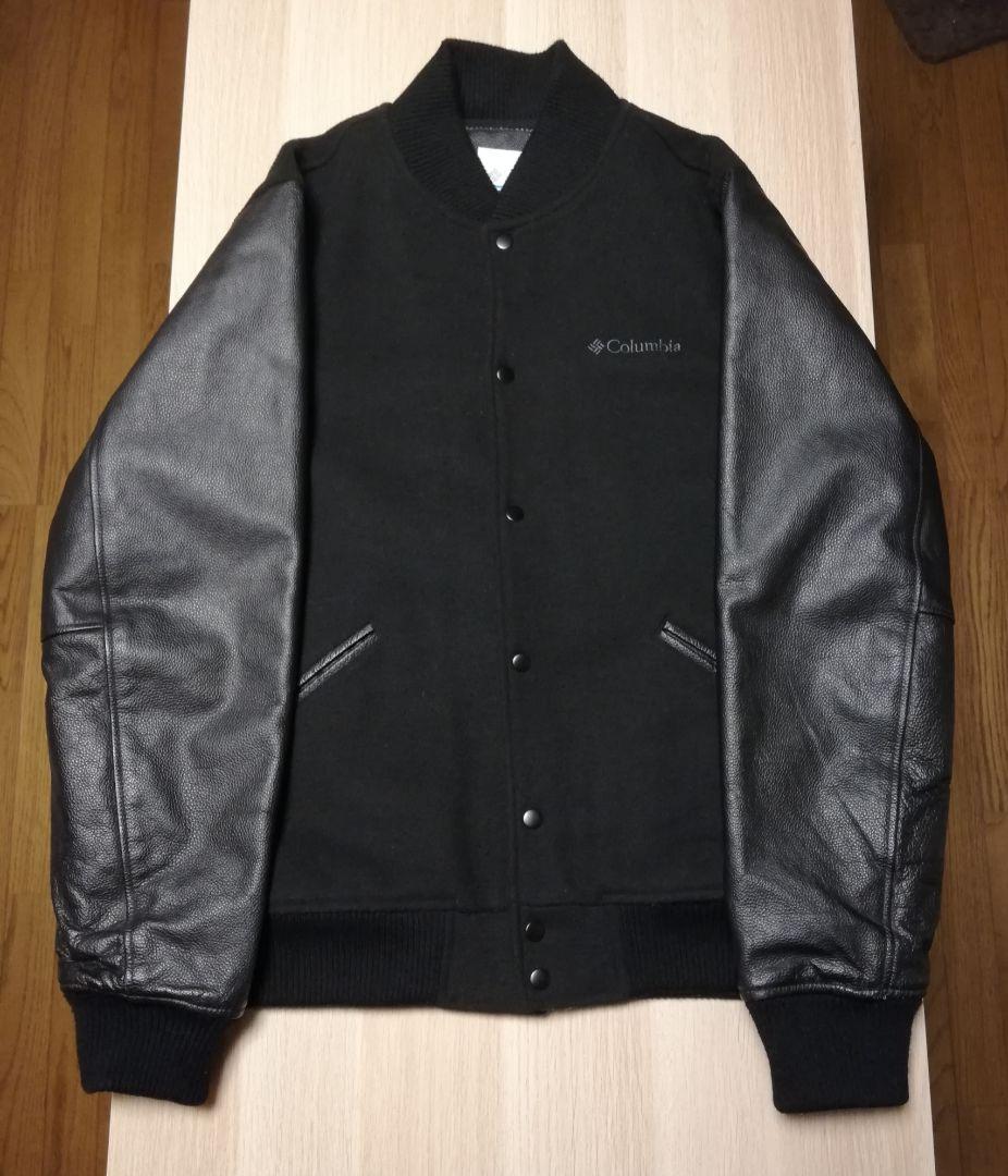 希少サイズXL】Columbia コロンビア スタジャン 牛革レザー - メルカリ