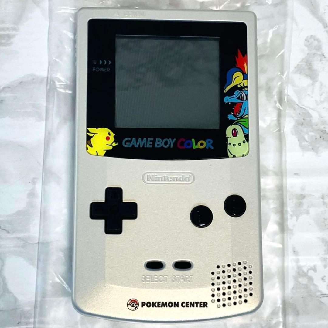 極美品】 任天堂 ゲームボーイカラー 金銀記念バージョン ポケモン