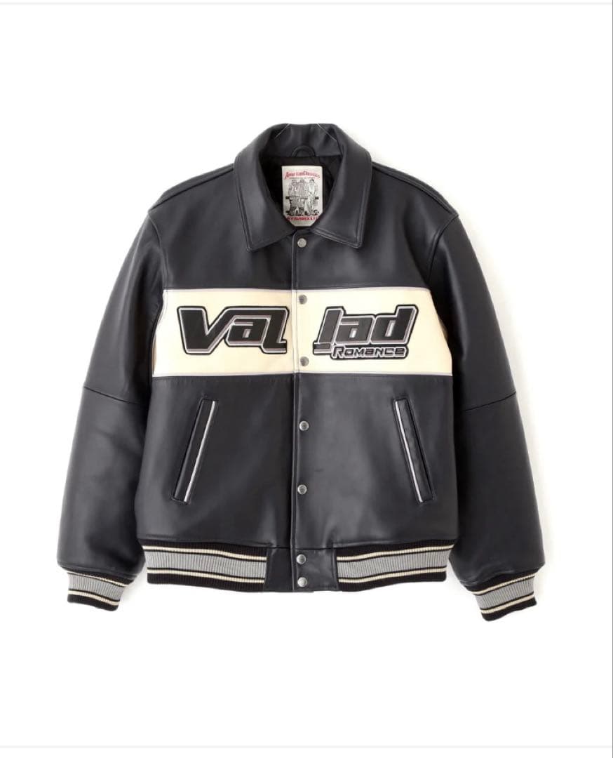 VALLAD×AVIREX NAVY LEATHER JACKET Sサイズ - メルカリ