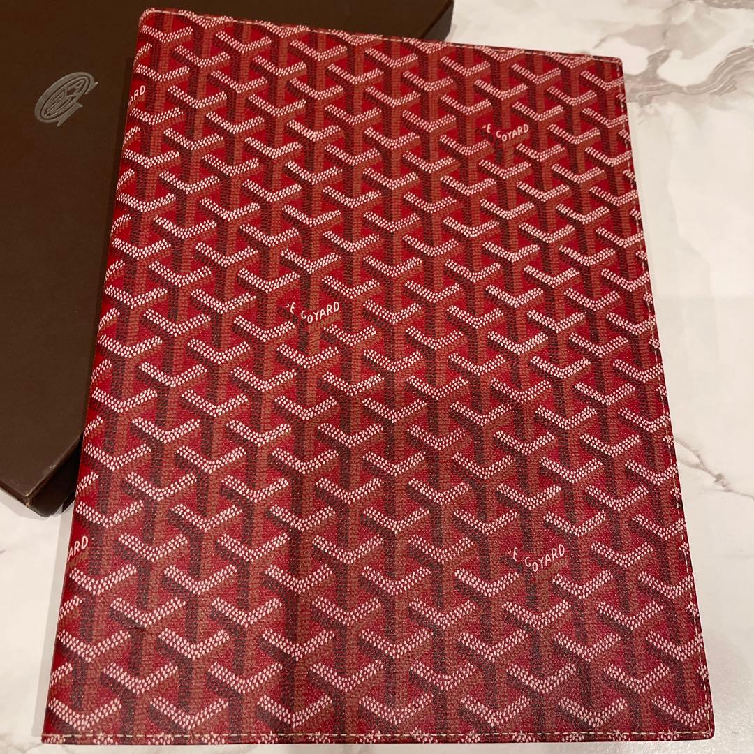 GOYARD（ゴヤール） Goyard 赤いパターン A4ノート