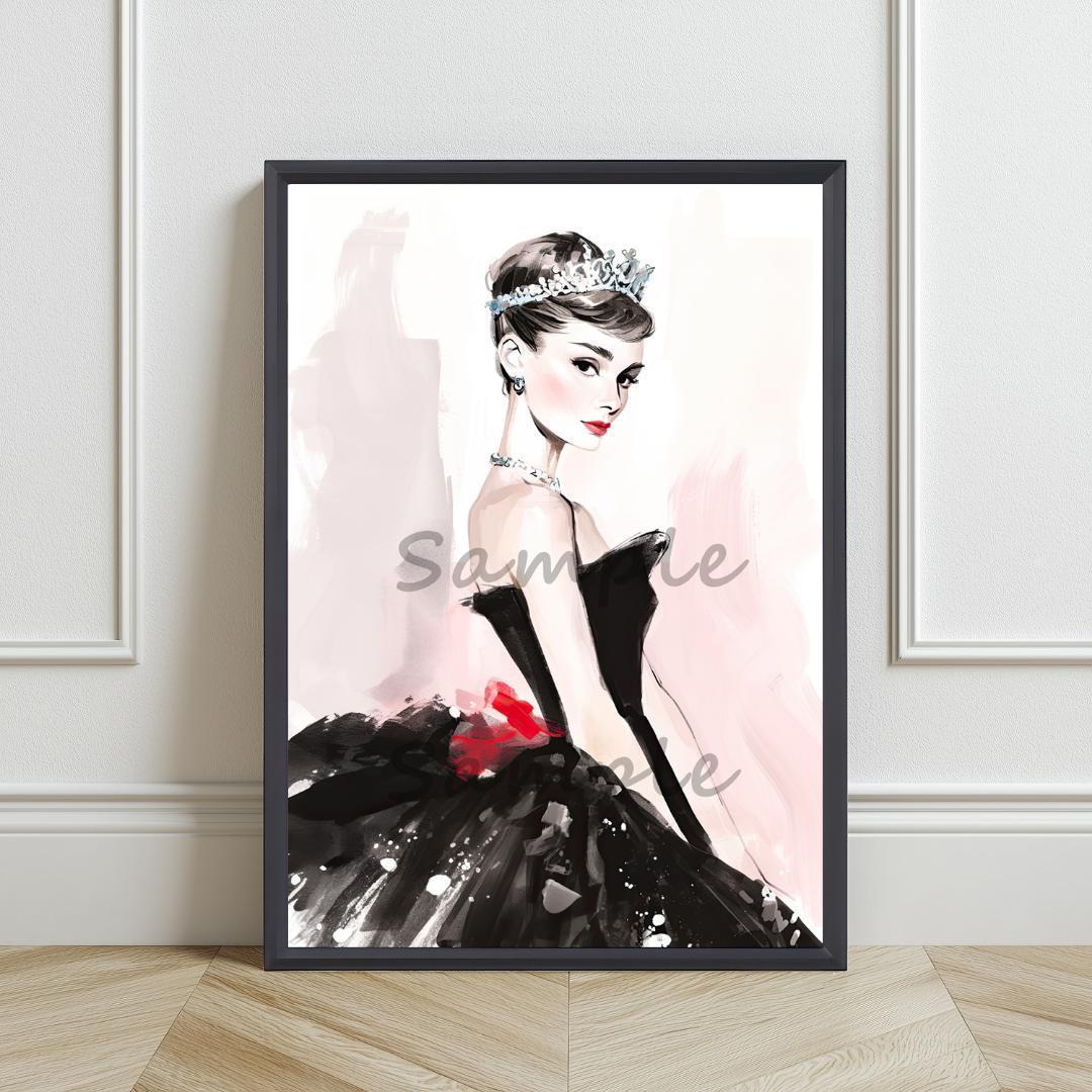 オードリー・ヘップバーン A2 ポスターアート #7 - メルカリ