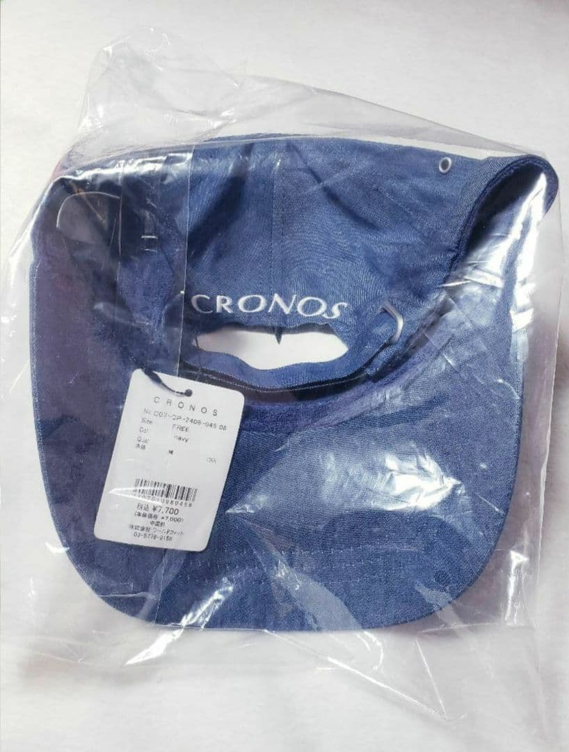 CRONOS クロノス キャップ 帽子 ユニセックス ブルー 新品 - メルカリ
