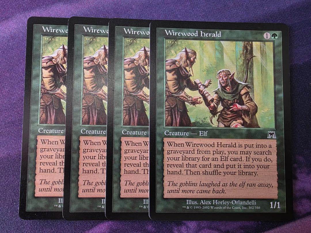 MTG ワイアウッドの伝令/Wirewood Herald 4枚セット 英語 - メルカリ