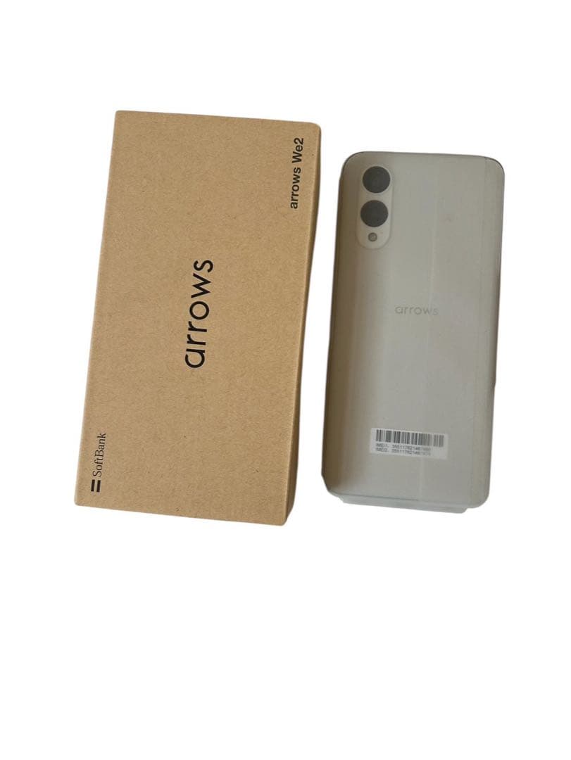 新品未使用】Softbank arrows We2 スマートフォン 箱付き 白 - メルカリ