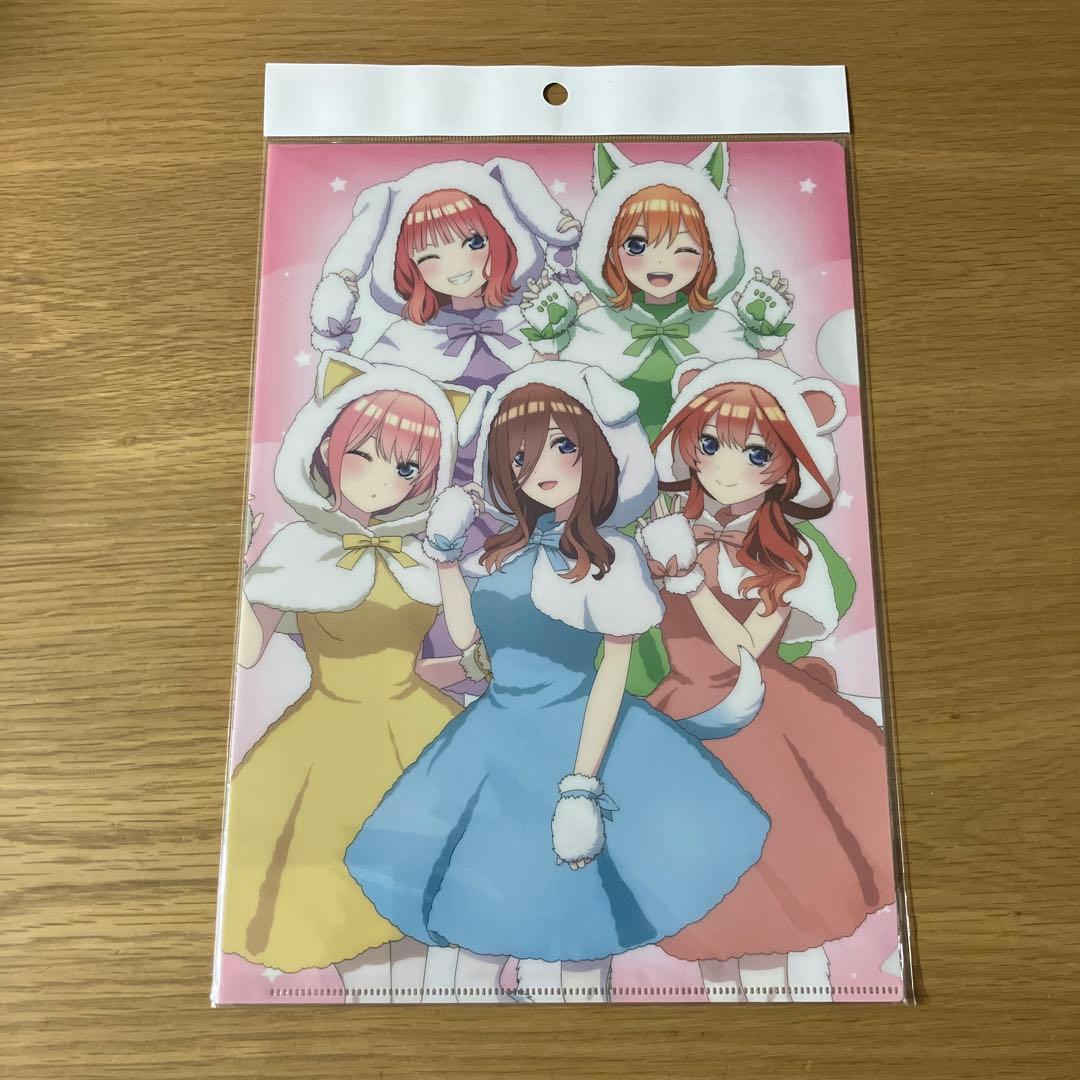 五等分の花嫁 一花 二乃 三玖 四葉 五月 クリアファイル 7枚 まとめ