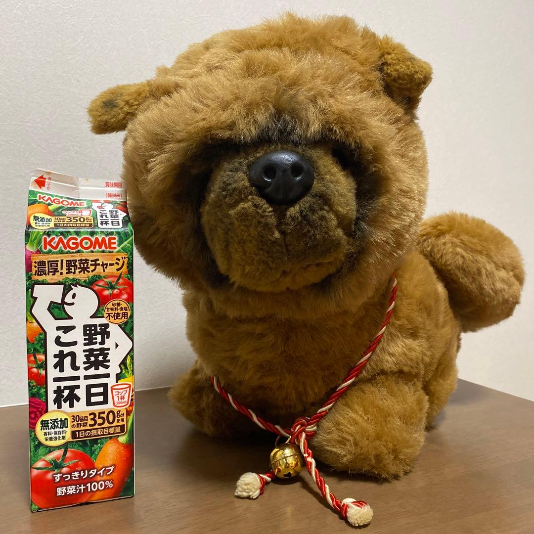 お値下げ】チャウチャウ ちゃうちゃう 昭和レトロ 犬のぬいぐるみ