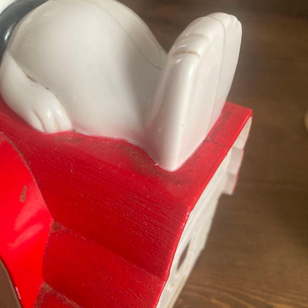 Vintage Peanuts レトロ スヌーピー 置時計 温度計フィギュア - メルカリ