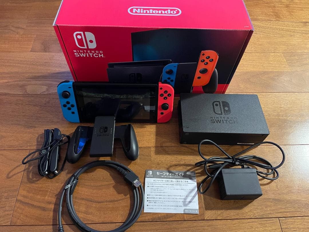 Nintendo Switch MOD.HAC-001（-01）製造番号：XKJ - メルカリ