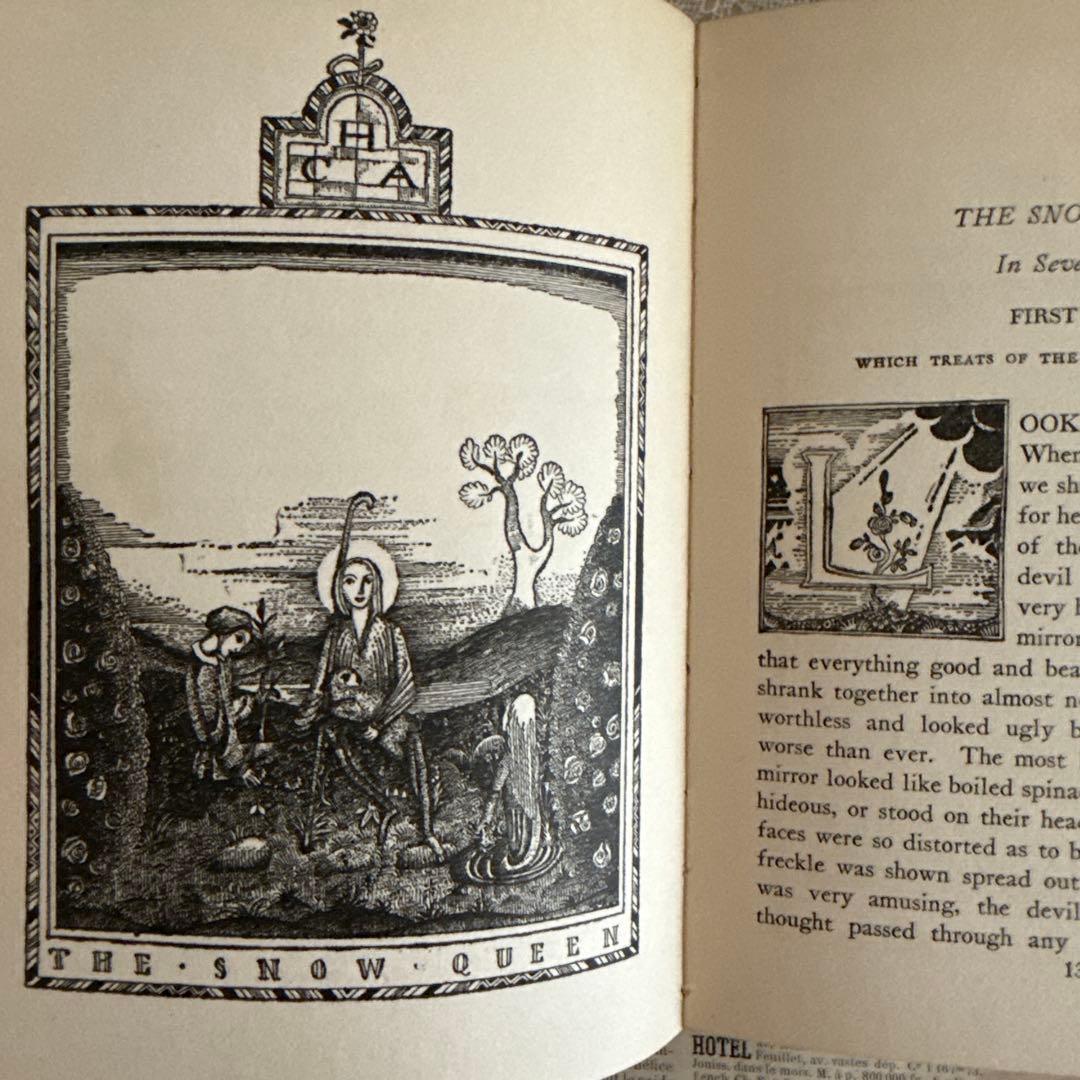 SALE☆1924年アンティーク洋書カイニールセン絵本アンデルセン童話