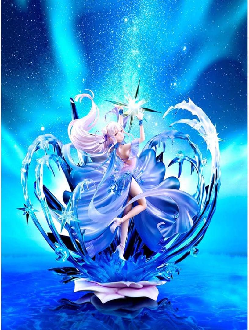 【未開封】 eStream エミリア Crystal Dress Ver. SHIBUYA SCRAMBLE FIGURE エミリア -Crystal Dress Ver-