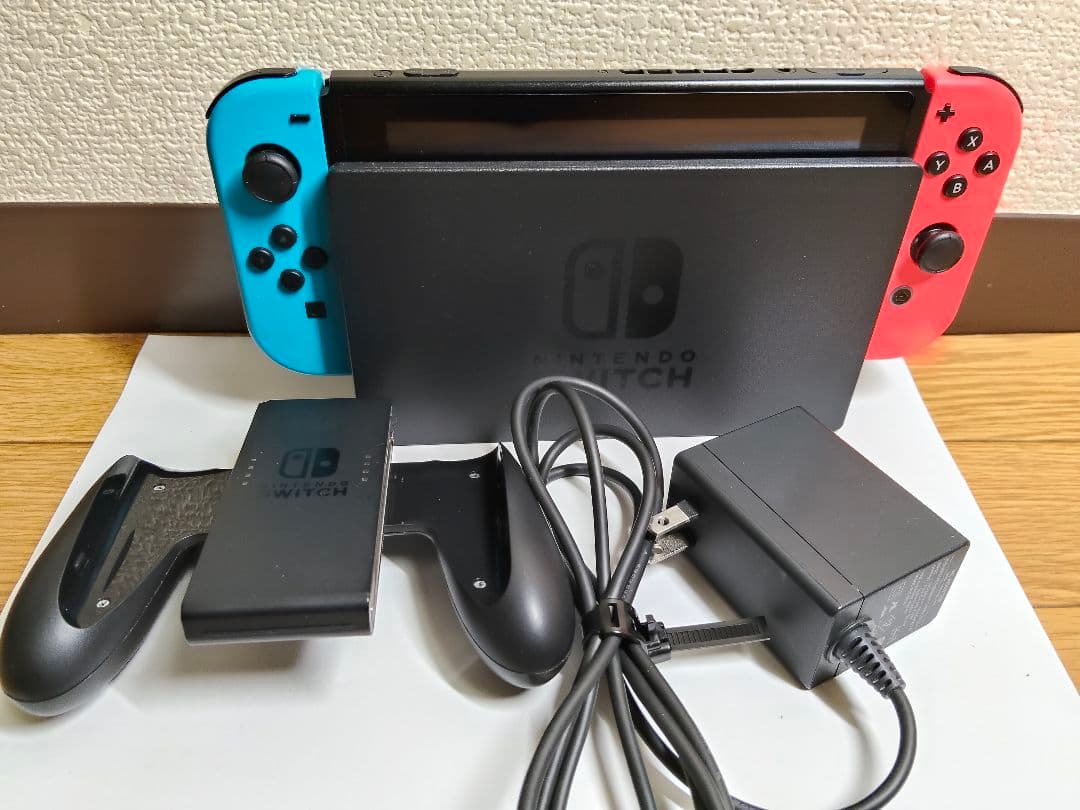 【バッテリー強化版】【訳アリ/おまけアリ】Switch本体セット 赤/青 バッテリー強化版】【訳アリ/おまけアリ】Switch本体セット 赤/青