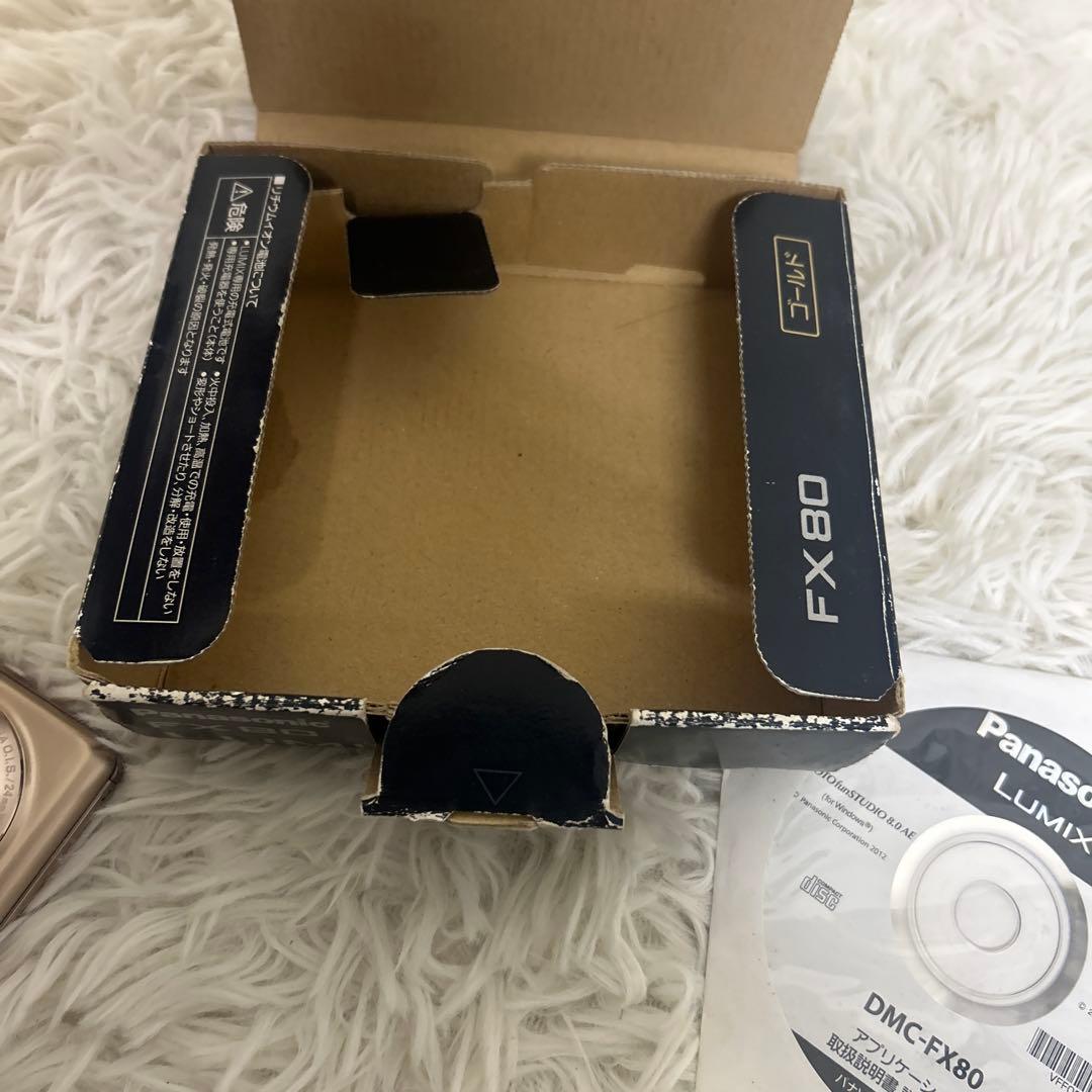 極美品】 LUMIX DMC-FX80 付属品付き ゴールド デジカメ - メルカリ