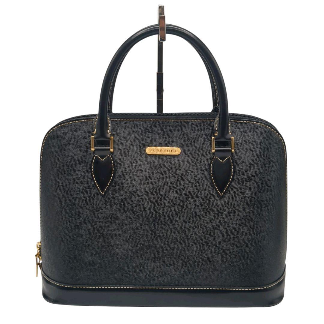 未使用保管品】バーバリー ハンドバッグ シャドーホース ノヴァ