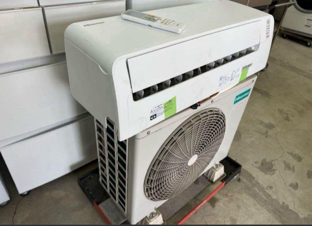 【高年式】2022年式 2.2kw Hisenseエアコン HA-S22E-W