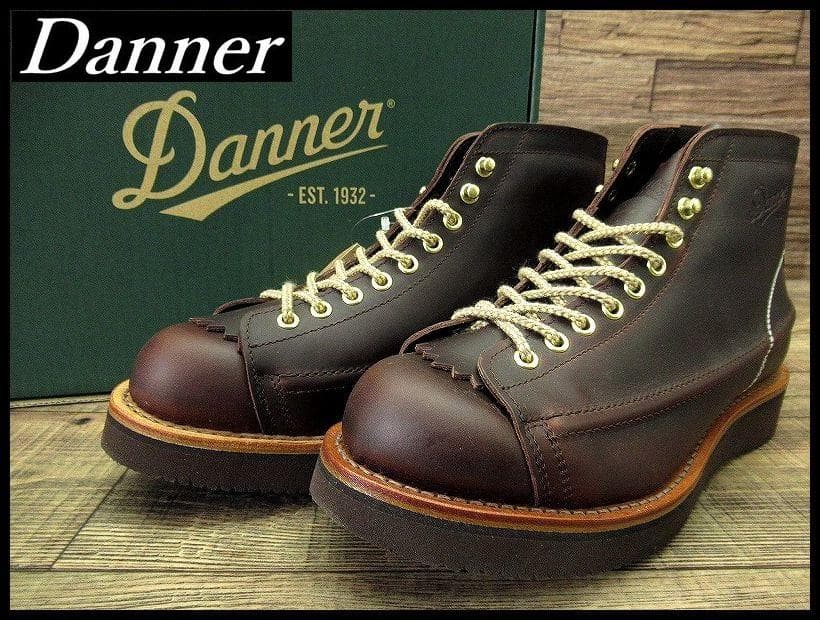 新品 ダナー ザンブレッタ 撥水 レザー フォルスタン ブーツ 茶 26.5