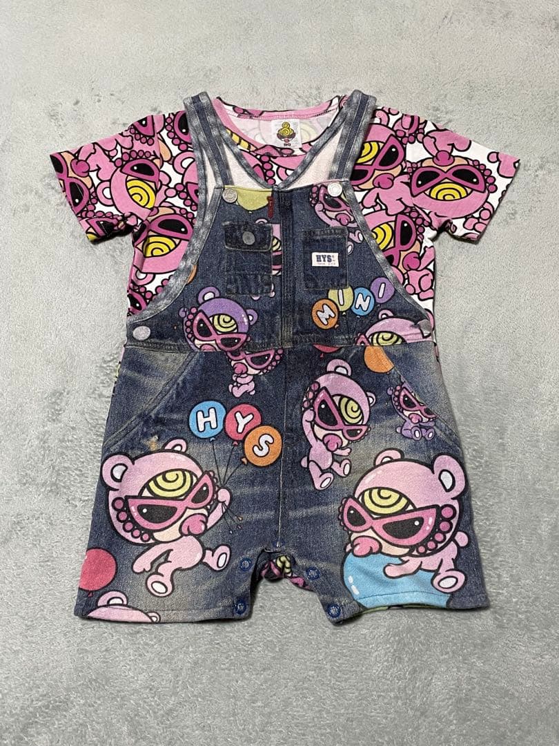 ヒスミニ 本物サロペット テディ90cm