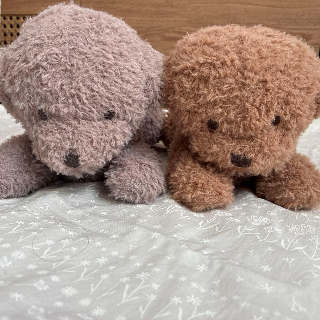 ジェラートピケ トイプードル ぬいぐるみ 2匹セット - メルカリ