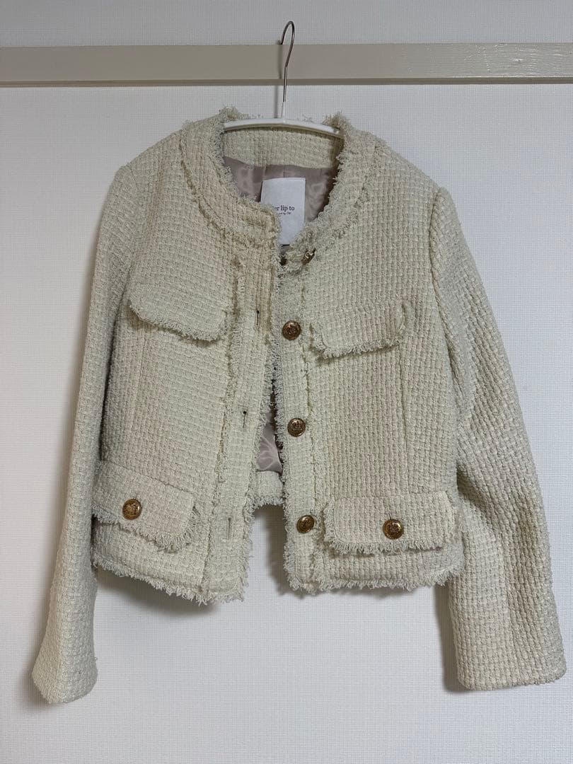 Her lip toハーリップトゥGrace Tweed Jacket Sサイズ - メルカリ