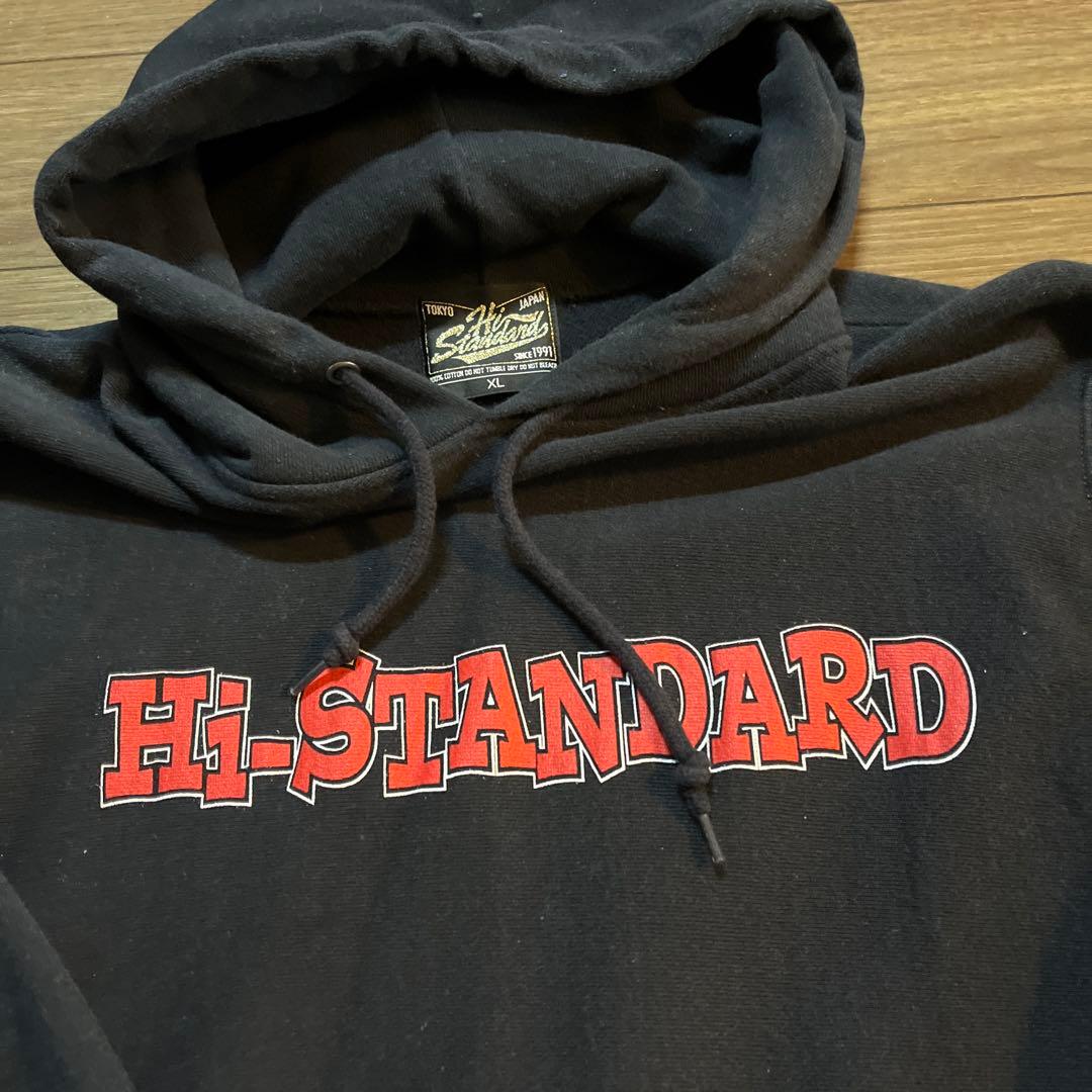 Hi-STANDARD FAT パーカー ハイスタンダード XL 黒 - メルカリ