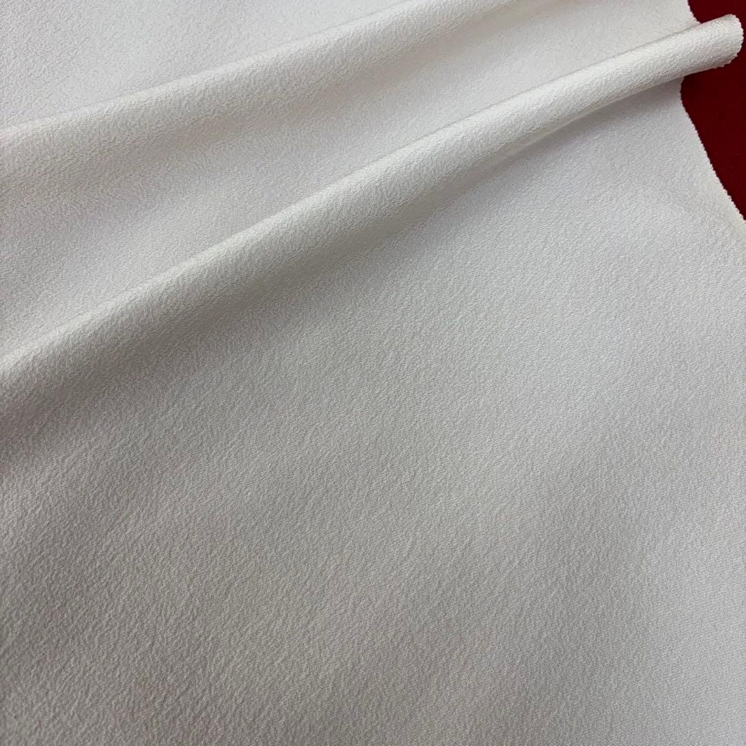 松寿縮緬 浜ちりめん織 12m 白地反物 未使用極美品 - メルカリ