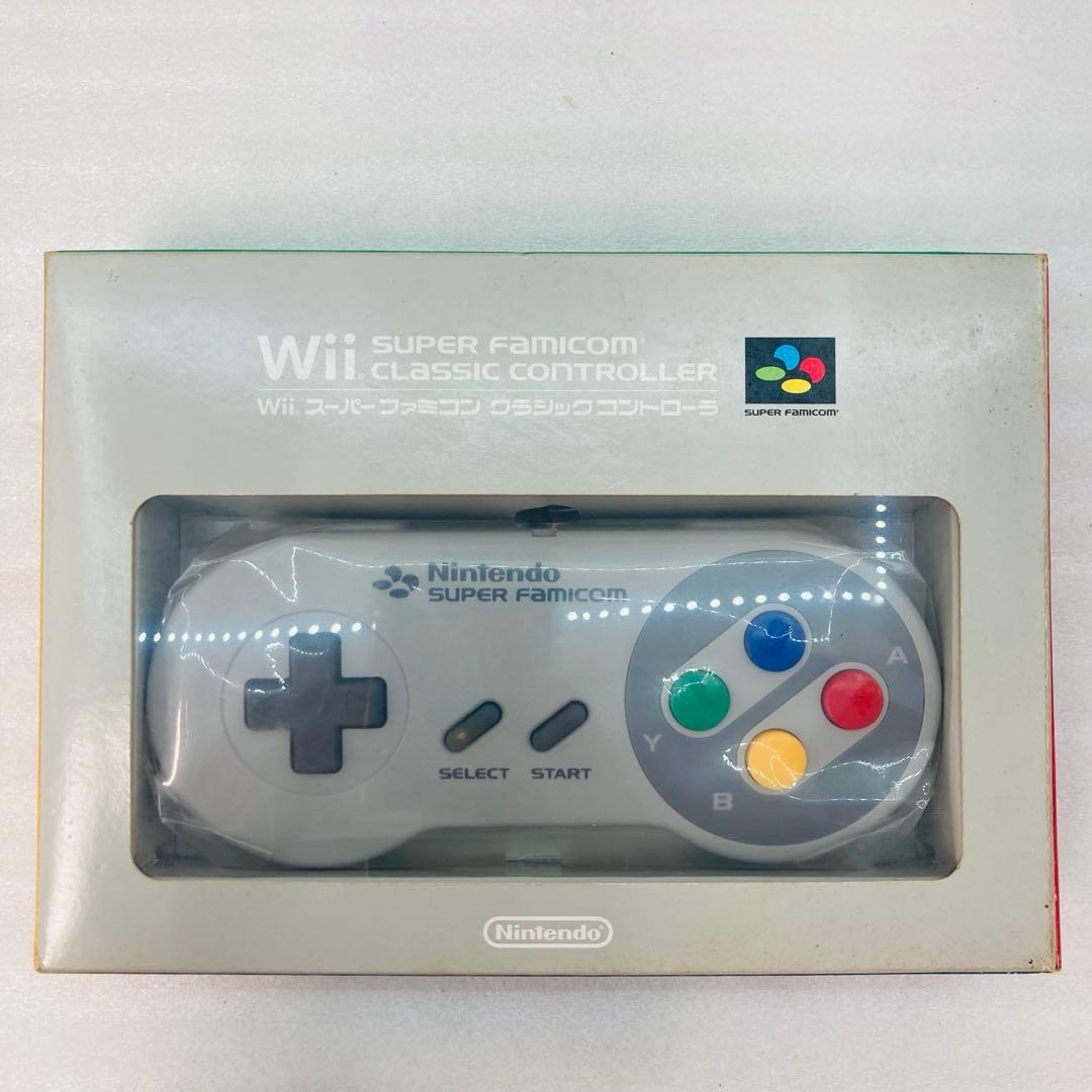 未使用品】 Wii スーパーファミコン クラシックコントローラー ヤ3