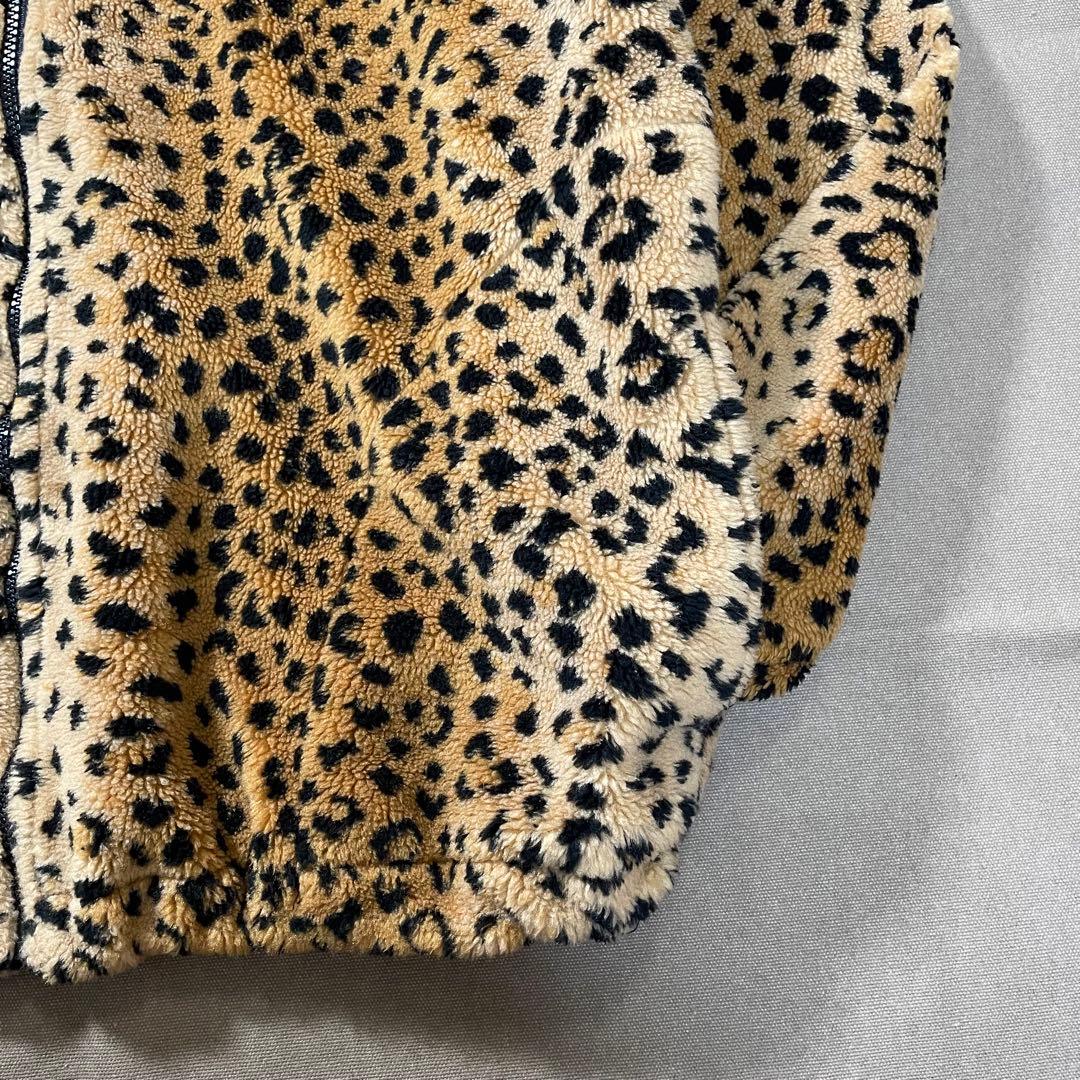 90s ブラックマウンテン レオパード フリース アメリカ製 ビンテージ