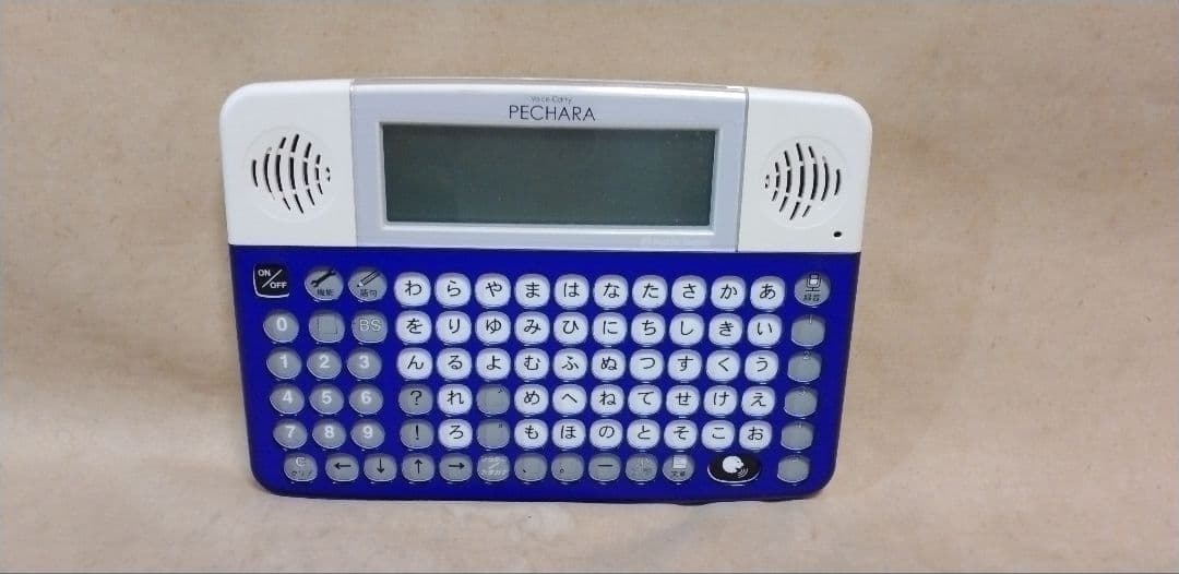 携帯会話補助 ボイスキャリー ペチャラ VCP-001 ブルー ボイスキャリー ペチャラ | VOCA（携帯用会話補助装置）及び