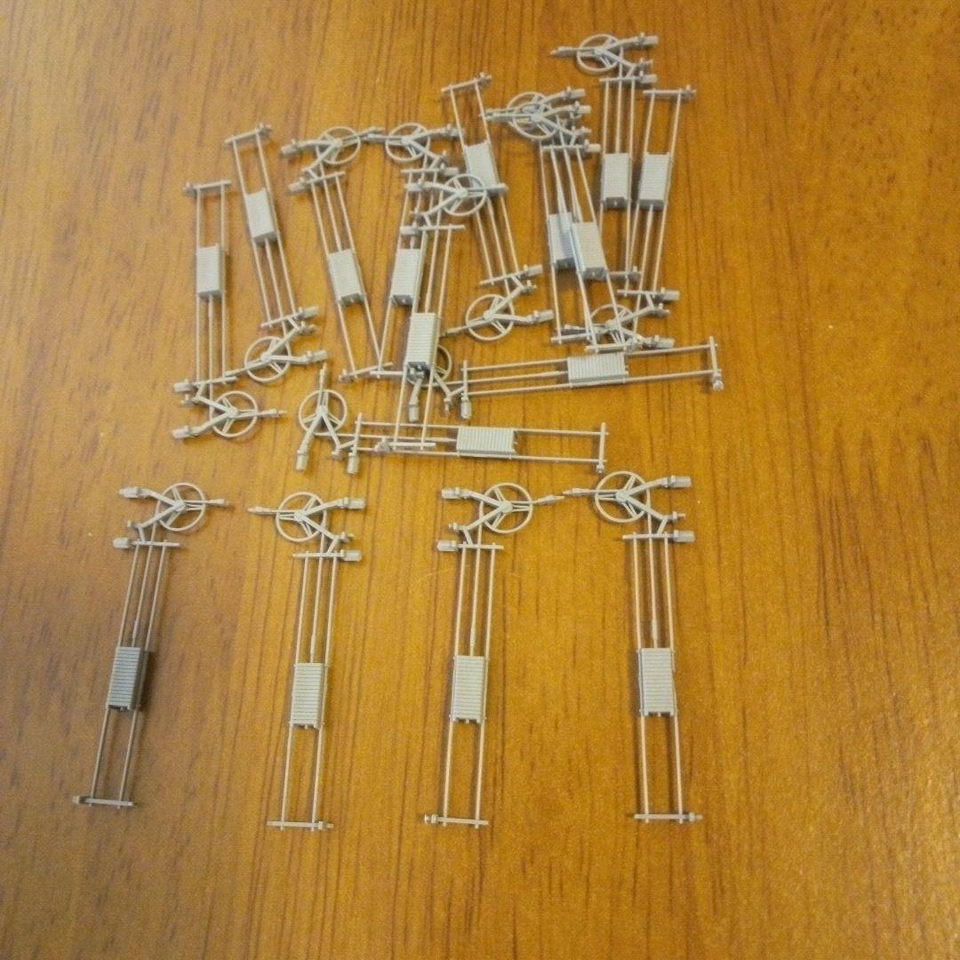 TOMIX 複線高架線路／複線高架橋脚・レンガ橋脚／複線架線柱・鉄骨型