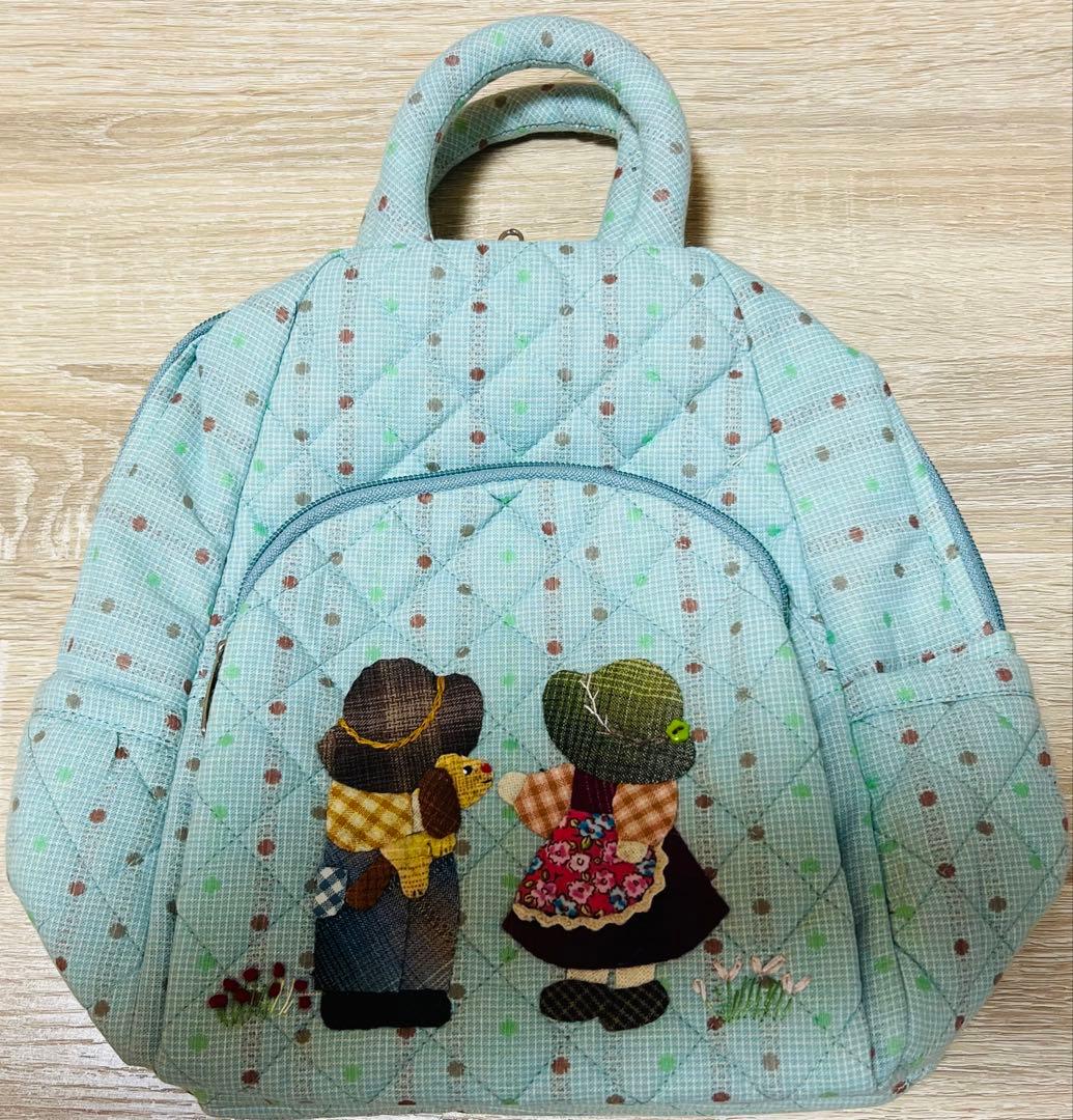 ★新作★スーちゃん＆ビリーくん　リュック　ボディバッグ　ハンドメイド　水色系 10301902-t_.jpg