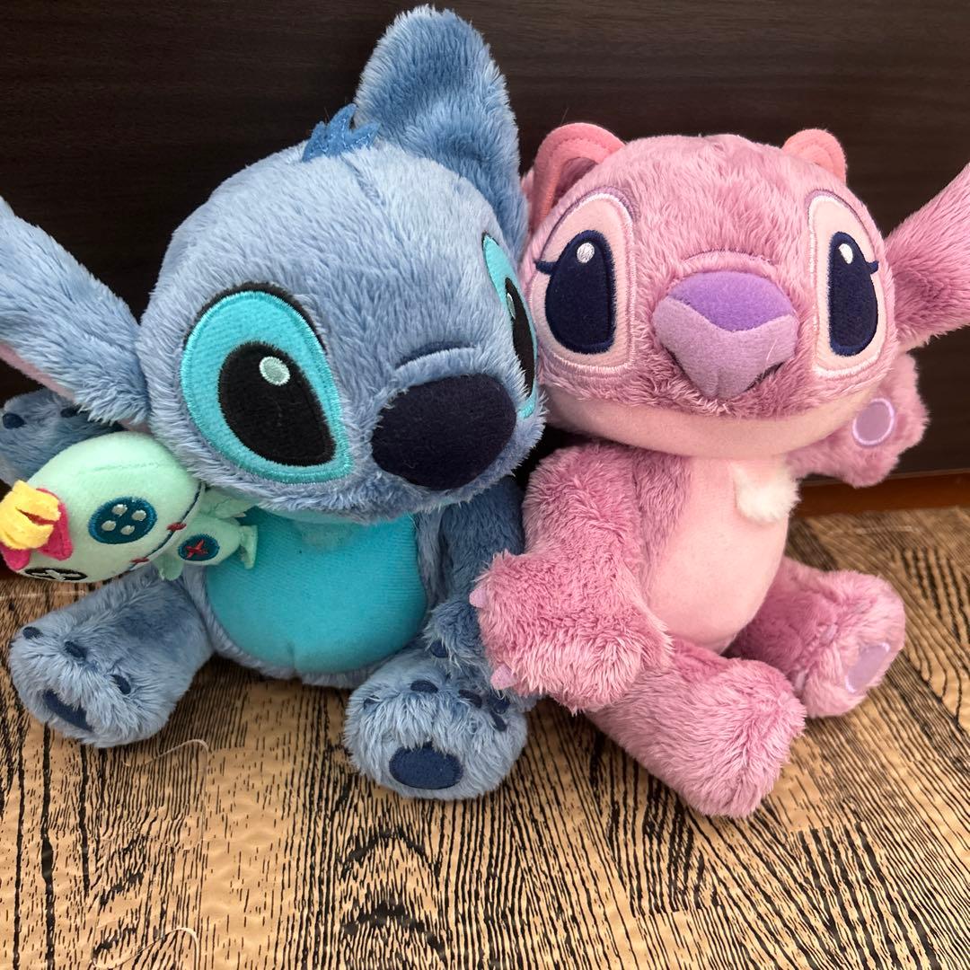 スティッチとエンジェル ぬいぐるみセット 約20cm ディズニーリゾート