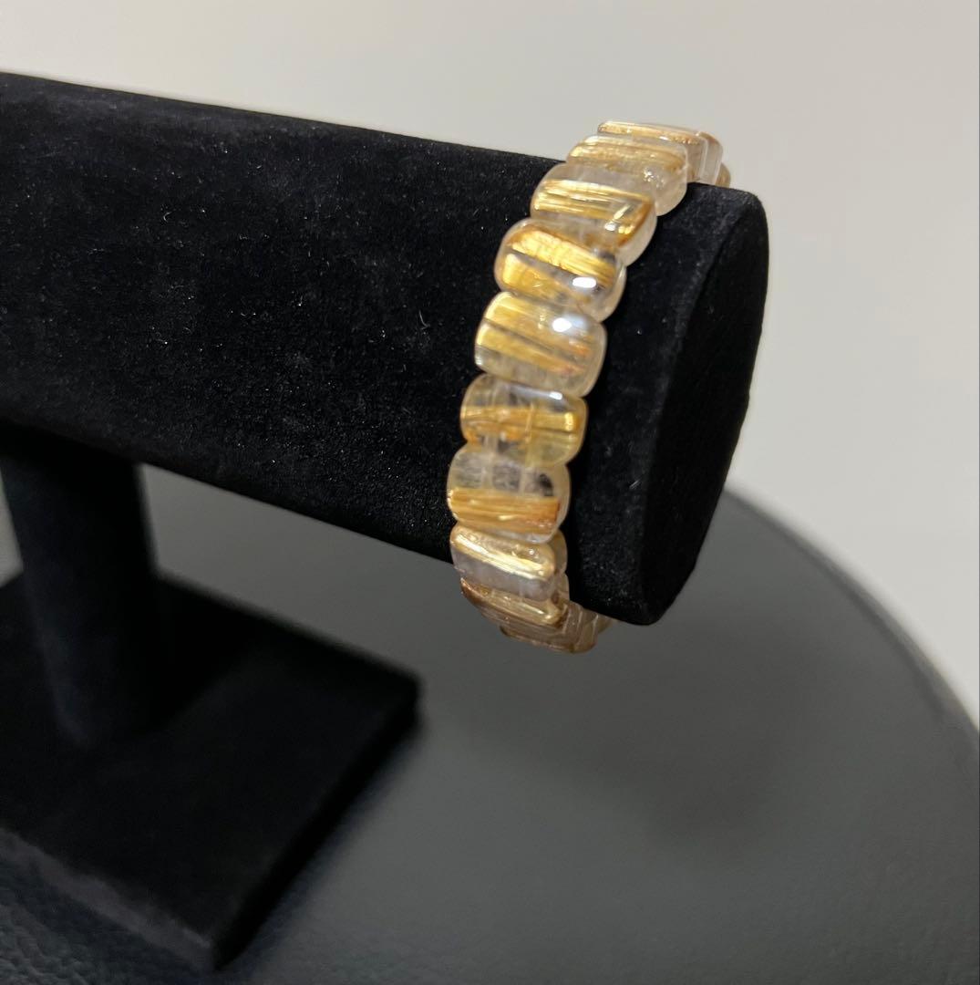 ✨天然ゴールドルチルクォーツブレスレットバングル お手ごろ価格でもしっかりルチル＆透明感のルチルクォーツ｜2月8日新着