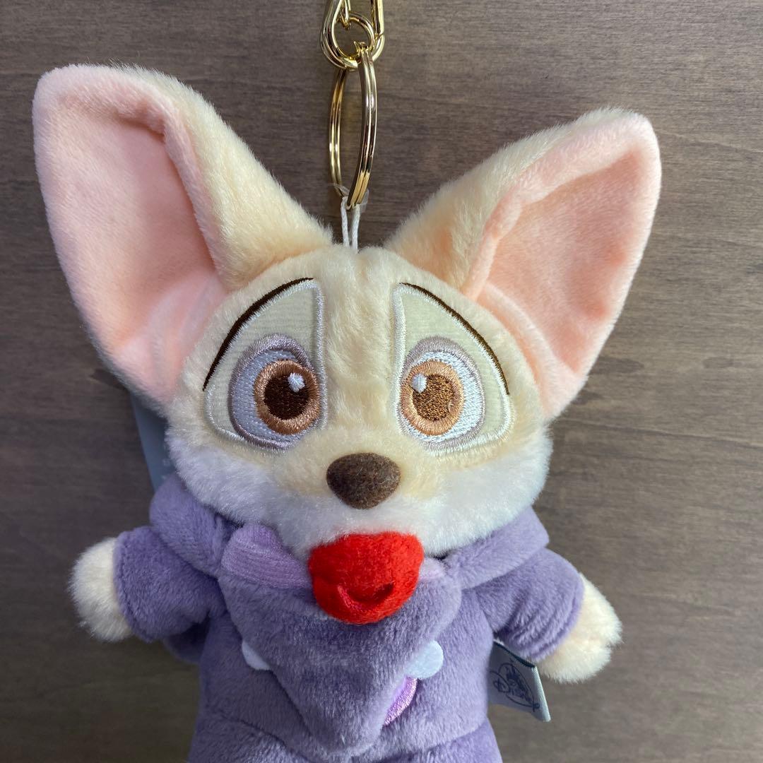香港ディズニー ズートピア フィニック ぬいぐるみキーホルダー キー