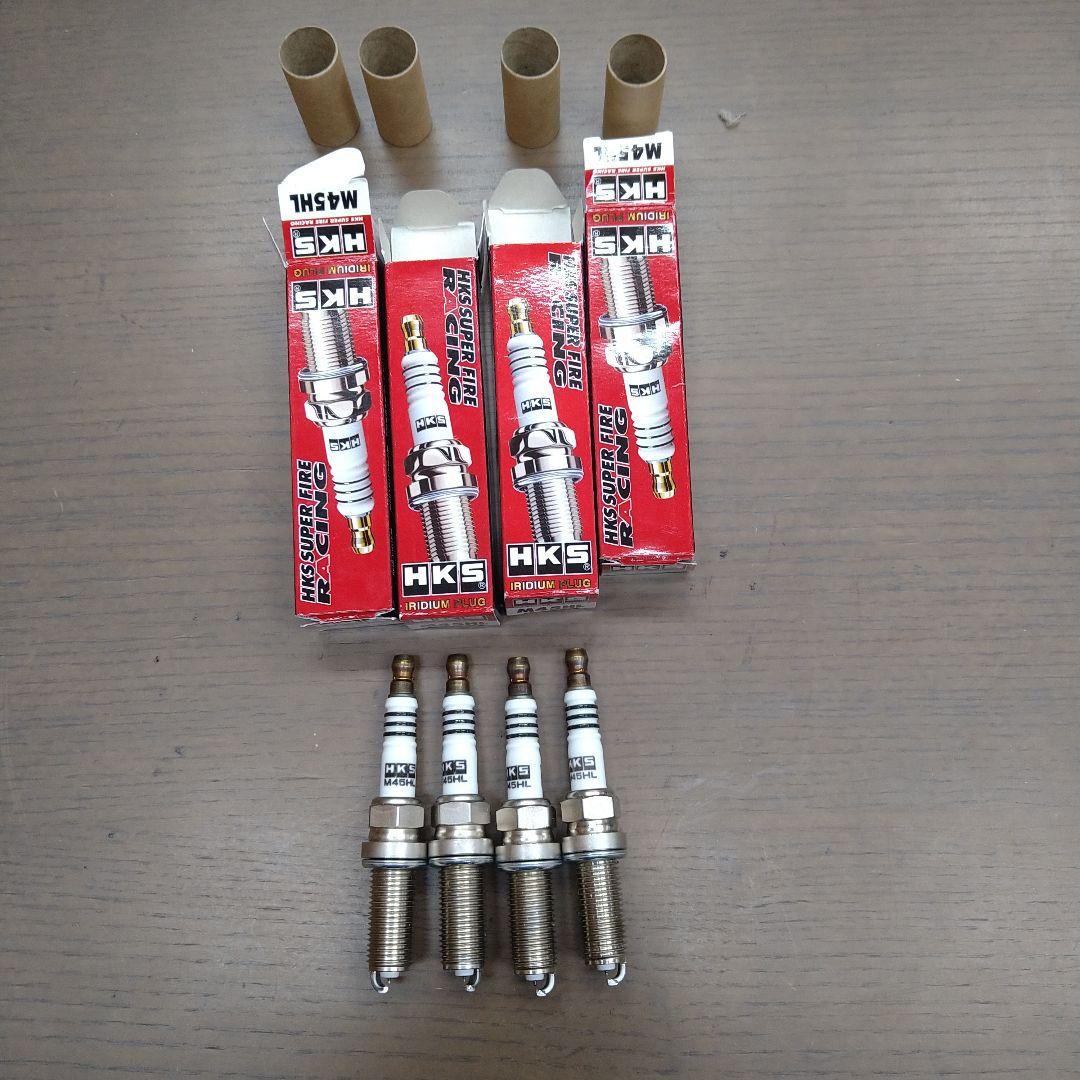 HKS M45HL スパークプラグ　イグニッションコイル　86/BRZ用 HKS スーパーファイヤーレーシングプラグ M45HL HLタイプ NGK9番相当