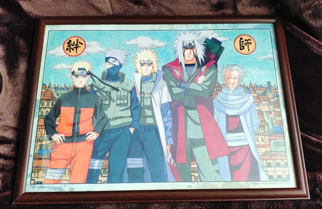 NARUTO　原作絵　ポスター NARUTO-ナルト-』アニメ20周年記念描き下ろし連作ビジュアル＆歴代OPで