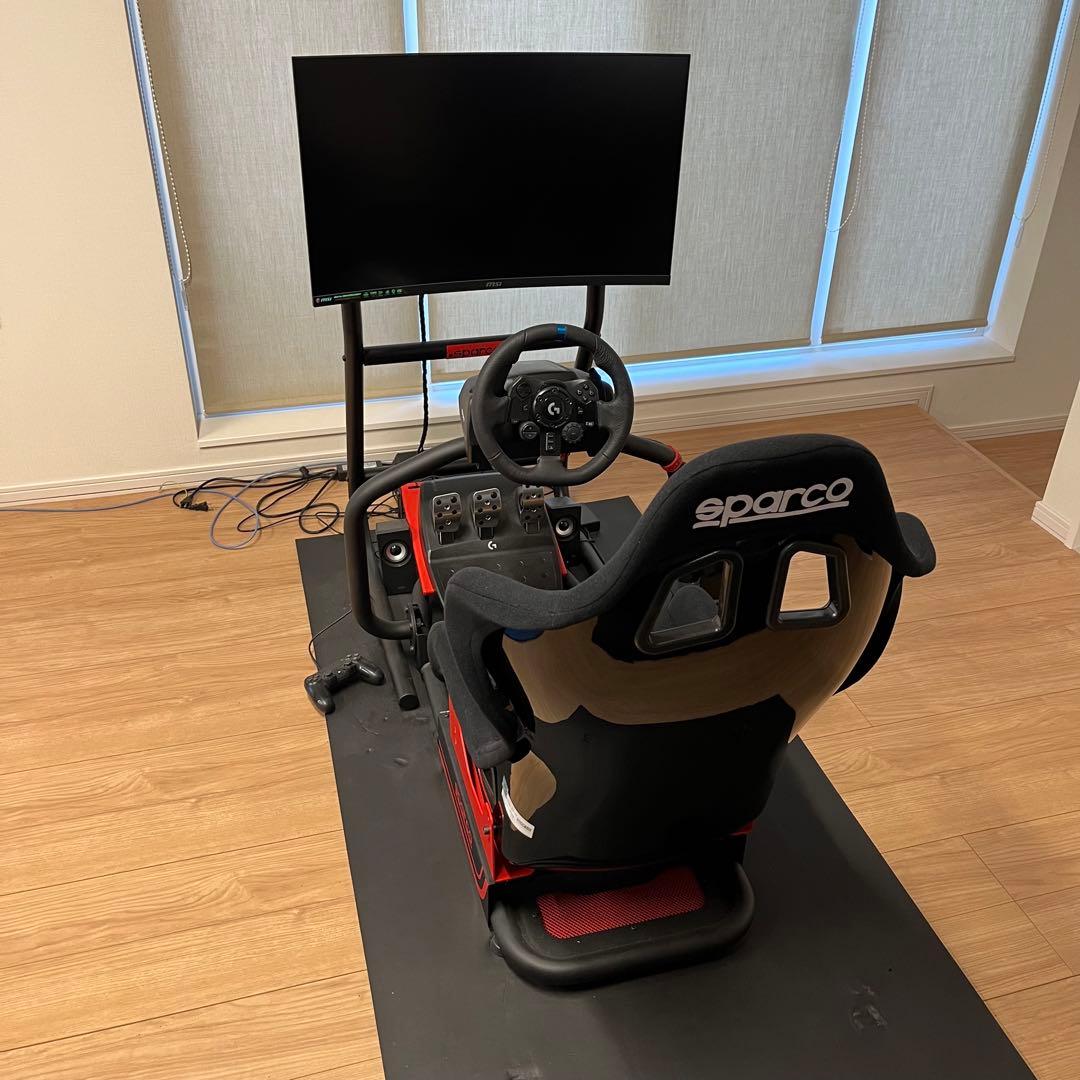 プレステ4 sparco レーシングコックピット セット - メルカリ