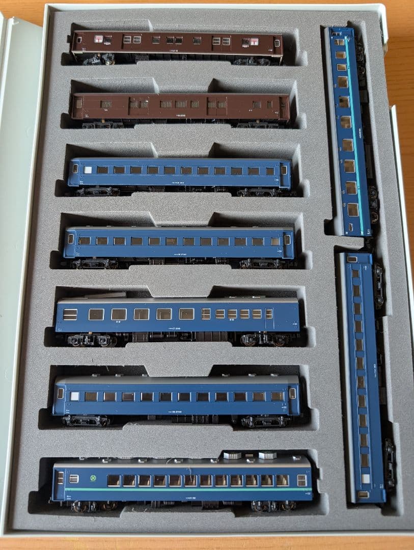 Nゲージ鉄道模型 旧型国鉄客車9両セット