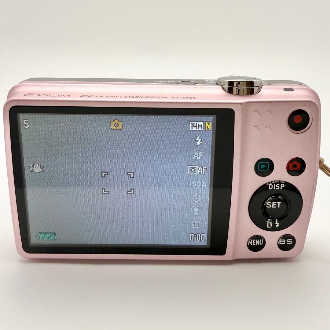 美品】CASIO EXILIM EX-Z550 ピンク 動作OK 充電器付 - メルカリ