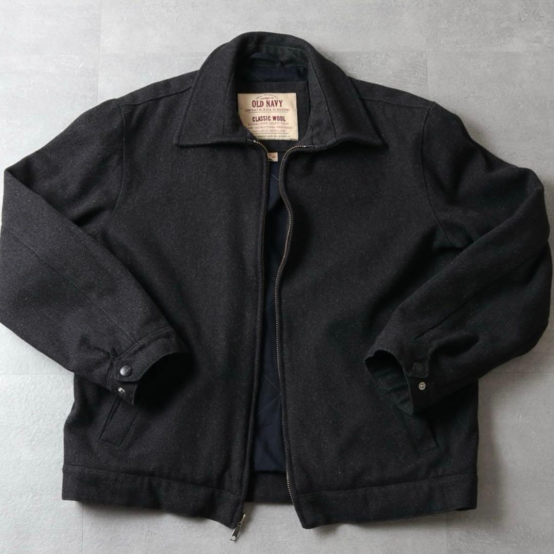 00s OLD NAVY Wool Jacket charcoal Mサイズ OLD NAVY Wool Jacket | VOSTOK