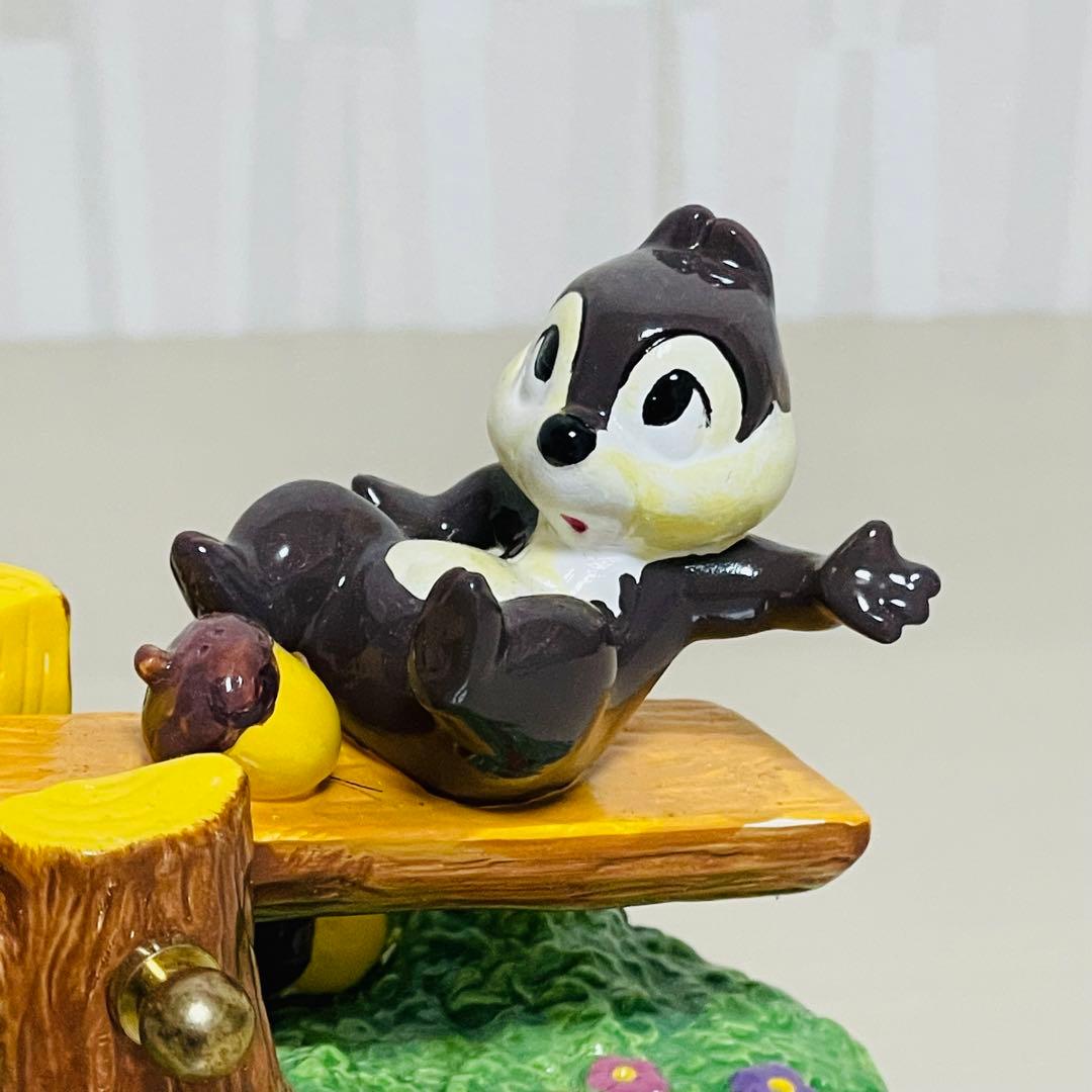 希少レア Sankyo Disney チップとデール オルゴール 陶器製 - メルカリ