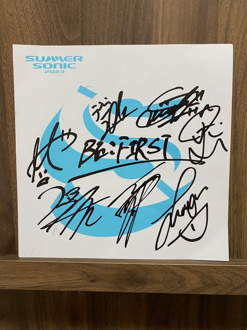 K*様 BE:FIRST 直筆サイン 色紙 SUMMER SONIC 2023 サイン会参加アーティスト決定！】 あのアーティストに直接会えて